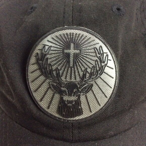 Jägermeister Black Adjustable Baseball Cap With Stag Logo & Bottle Embroidery - Picture 6 of 10